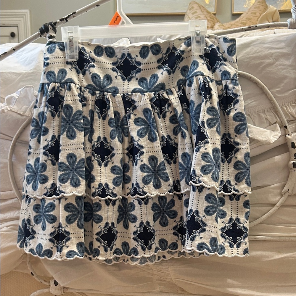 Aguabendita x Target collab Floral Lace Tiered Skirt